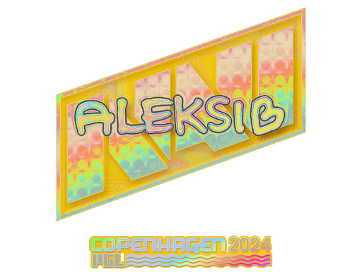 Klistermærke (Aleksib holo Copenhagen 2024)