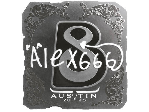 Klistermærke (alex666 folie Austin 2025)