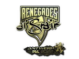 Samolepka (aliStair zlatá PGL Antwerp 2022)