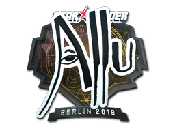 Klistermærke (allu folie Berlin 2019)
