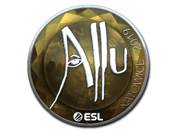 Klistermærke (allu folie Katowice 2019)