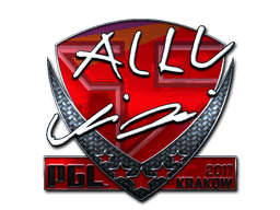 Klistermærke (allu folie Krakow 2017)