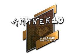 Klistermærke (AmaNEk Boston 2018)