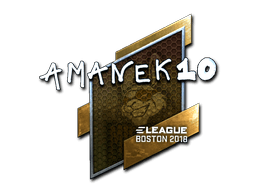 Klistermærke (AmaNEk folie Boston 2018)