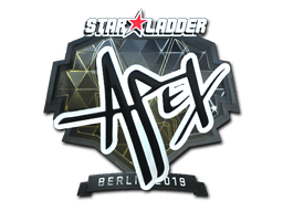 Klistermærke (apEX folie Berlin 2019)