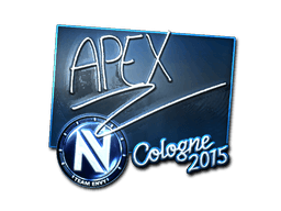Klistermærke (apEX folie Cologne 2015)