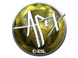 Klistermærke (apEX folie Katowice 2019)