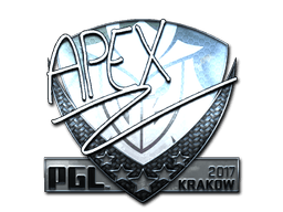 Klistermærke (apEX folie Krakow 2017)
