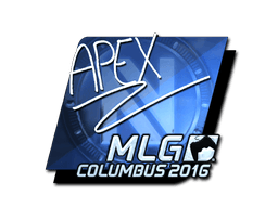 Klistermærke (apEX folie MLG Columbus 2016)