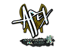Klistermærke (apEX glitter Antwerp 2022)