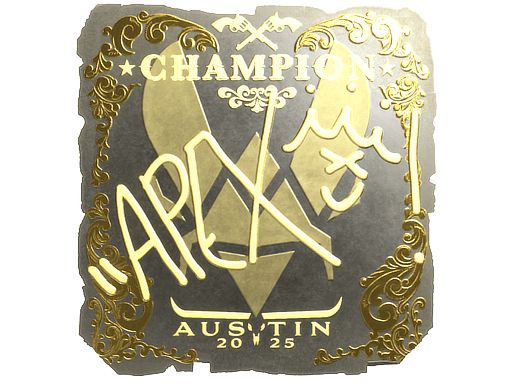 Adesivo (apEX Oro, Campione Austin 2025)