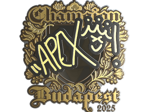 Adesivo (apEX Oro, Campione Budapest 2025)