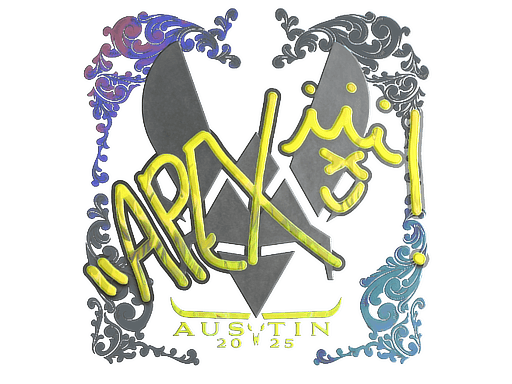 Klistermærke (apEX holo Austin 2025)
