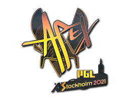 Klistermærke (apEX holo Stockholm 2021)