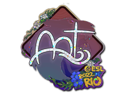Klistermærke (arT glitter Rio 2022)