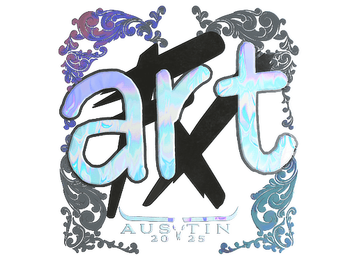 Klistermærke (arT holo Austin 2025)