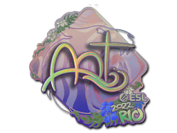 Klistermærke (arT holo Rio 2022)