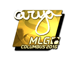 Samolepka (arya zlatá MLG Columbus 2016)