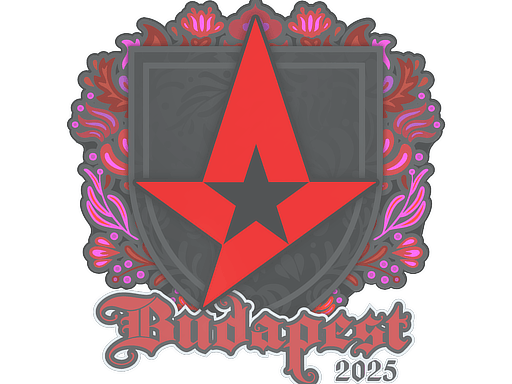สติกเกอร์ (Astralis Budapest 2025)