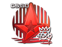 Klistermærke (Astralis folie RMR 2020)