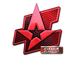 Klistermærke (Astralis folie Atlanta 2017)