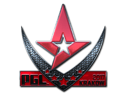 Klistermærke (Astralis folie Krakow 2017)