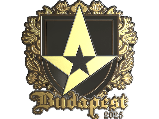 Samolepka (Astralis zlatá StarLadder Budapest 2025)