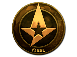 Samolepka (Astralis zlatá Katowice 2019)
