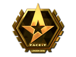 Samolepka (Astralis zlatá London 2018)