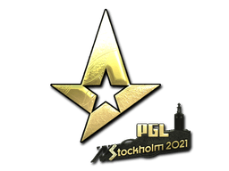 Samolepka (Astralis zlatá PGL Stockholm 2021)