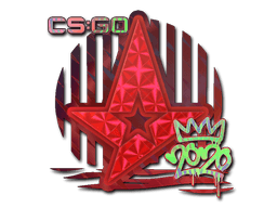 Klistermærke (Astralis holo RMR 2020)