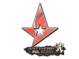 Klistermærke (Astralis holo Antwerp 2022)