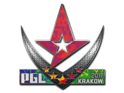Klistermærke (Astralis holo Krakow 2017)
