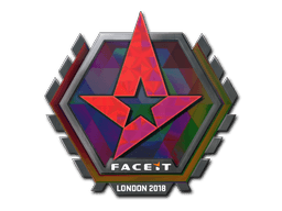 Klistermærke (Astralis holo London 2018)