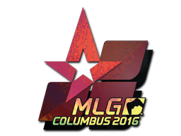 Klistermærke (Astralis holo MLG Columbus 2016)