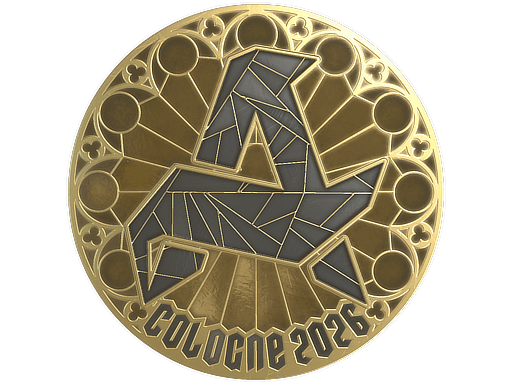 Klistermærke (Aurora guld Cologne 2026)