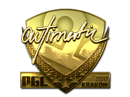 Samolepka (autimatic zlatá Krakow 2017)