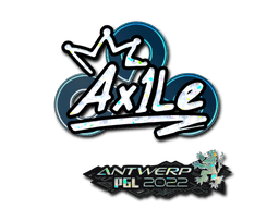 Klistermærke (Ax1Le glitter Antwerp 2022)