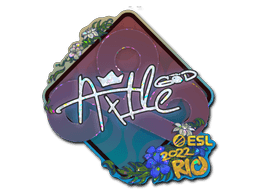 Klistermærke (Ax1Le glitter Rio 2022)