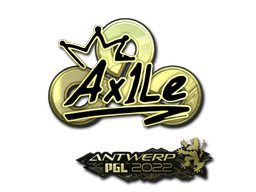 Samolepka (Ax1Le zlatá PGL Antwerp 2022)