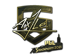 Samolepka (Ax1Le zlatá PGL Stockholm 2021)