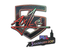 Klistermærke (Ax1Le holo Stockholm 2021)
