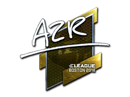 Klistermærke (AZR folie Boston 2018)
