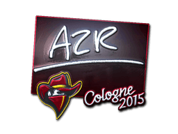 Klistermærke (AZR folie Cologne 2015)