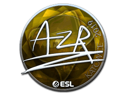 Klistermærke (AZR folie Katowice 2019)