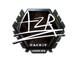 Klistermærke (AZR folie London 2018)