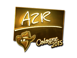 Samolepka (AZR zlatá Kolín nad Rýnem 2015)