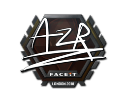 Samolepka (AZR London 2018)