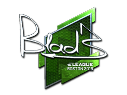 Klistermærke (B1ad3 folie Boston 2018)