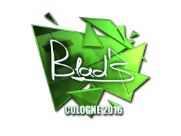 Klistermærke (B1ad3 folie Cologne 2016)